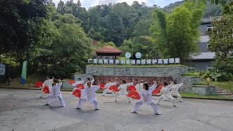 部分学员在香蜜山小镇